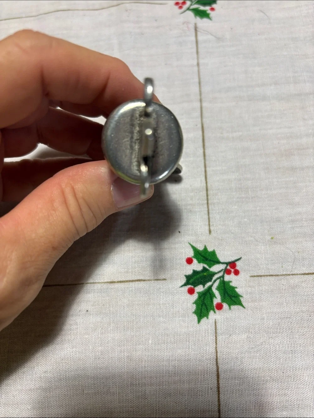 Black and Silver Fleur-de-Lis Wine Stopper